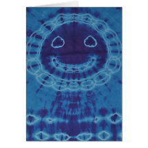 Mr. Happy Face Tie Dye :) Greeting Card