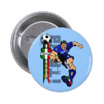 Mr Italian Stallion Forza Azzurri Italy 2010 gifts Pinback Button