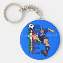 Mr Italian Stallion Forza Azzurri Italy 2010 gifts Key Chain