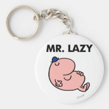 Mr Lazy Classic Keychains