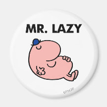 Mr Lazy Classic Refrigerator Magnets