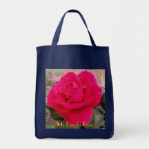 Mr Lincoln Rose Canvas Bags