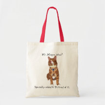 Mr. Magoo Specially-abled Tote Bags