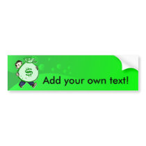 Mr. Moneybags Bumper Sticker