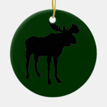 Mr. Moose Christmas Ornaments