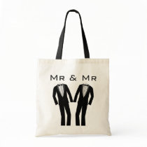 Mr & Mr Keepsake Tote Bags
