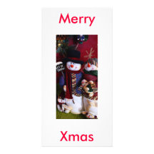 mr. & mrs. claus photo card template