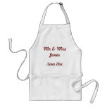 'Mr & Mrs Since 20xx' Apron