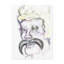 Mr Mustachio Heraclitus Post Card