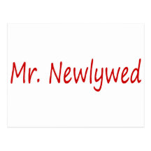 Mr Newlywed Postcards
