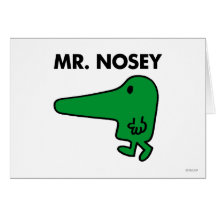 Mr Nosey Classic Greeting Cards