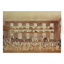 Mr Owen's Institution, New Lanark (Quadrille Danci Greeting Card