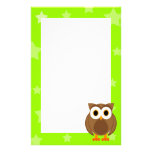 Mr. Owl Under The Stars Stationery