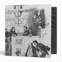 Mr. Pickwick and Sam in the attorney's office Vinyl Binders