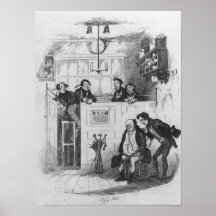 Mr. Pickwick and Sam in the attorney's office Poster