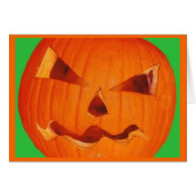 "Mr. Pumpkin" Greeting Card