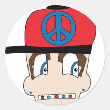 Mr. Rap Stickers (6 in pack)