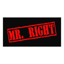 Mr Right Stamp