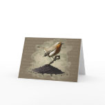 Mr. Robin Finds the Key, greeting card