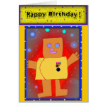 Mr. RoBoT Happy Birthday Card