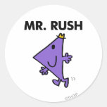Mr Rush Classic Round Sticker