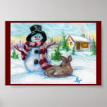 Mr. Snowman Poster