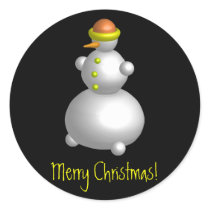 Mr. Snowman stickers