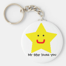 Mr Star loves you Keychain