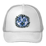 mr sun blue trucker hat