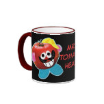 mr. tomato head humourous parody mug