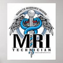 MRI Tech Caduceus Print