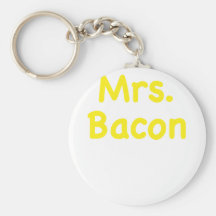Mrs. Bacon Key Chain