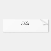 Mrs. Bumper Stickers