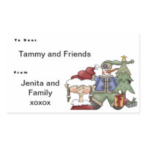 Mrs Claus Stickers