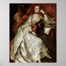 Mrs. Philip Thickness by Thomas Gainsborough Poster