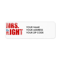 MRS. RIGHT LABELS