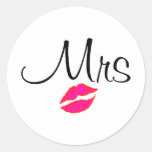 Mrs Round Stickers