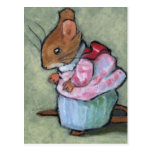 MRS TITTLEMOUSE #2  After B. Potter Postcards