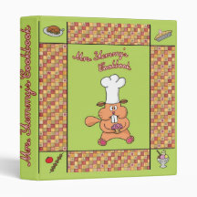 Mrs. Yummy's cookbook avery binder
