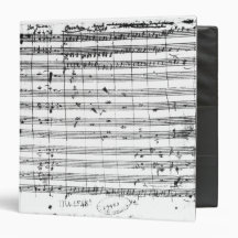 Ms.1548  Ouverture of the opera 'Don Giovanni' 3 Ring Binder