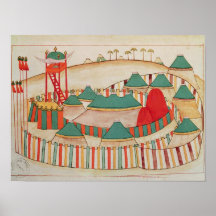 Ms 1671 The Imperial Camp, c.1580 Posters