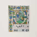 Ms 515 f.1r The Miraculous Draught of Fishes, from Jigsaw Puzzle