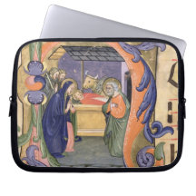Ms 571 f.6r Historiated initial 'H' depicting the Laptop Computer Sleeves