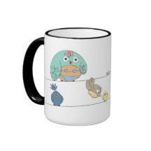 Ms. Bikini & Birds On A Line Mug