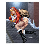 Ms Claus On The Rooftop Delivering Santas Presents photography