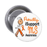MS iSupport 1 SFT Pinback Buttons