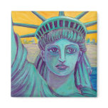 Ms. Liberty Fridge Magnets