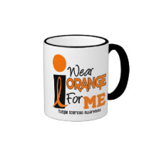 MS Multiple Sclerosis I Wear Orange For ME 9 Mug