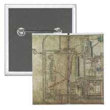 Ms R 171 f.285 Plan of Canterbury Cathedral and th Pins