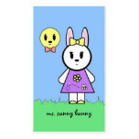 Ms. Sunny Bunny Profile Cards
